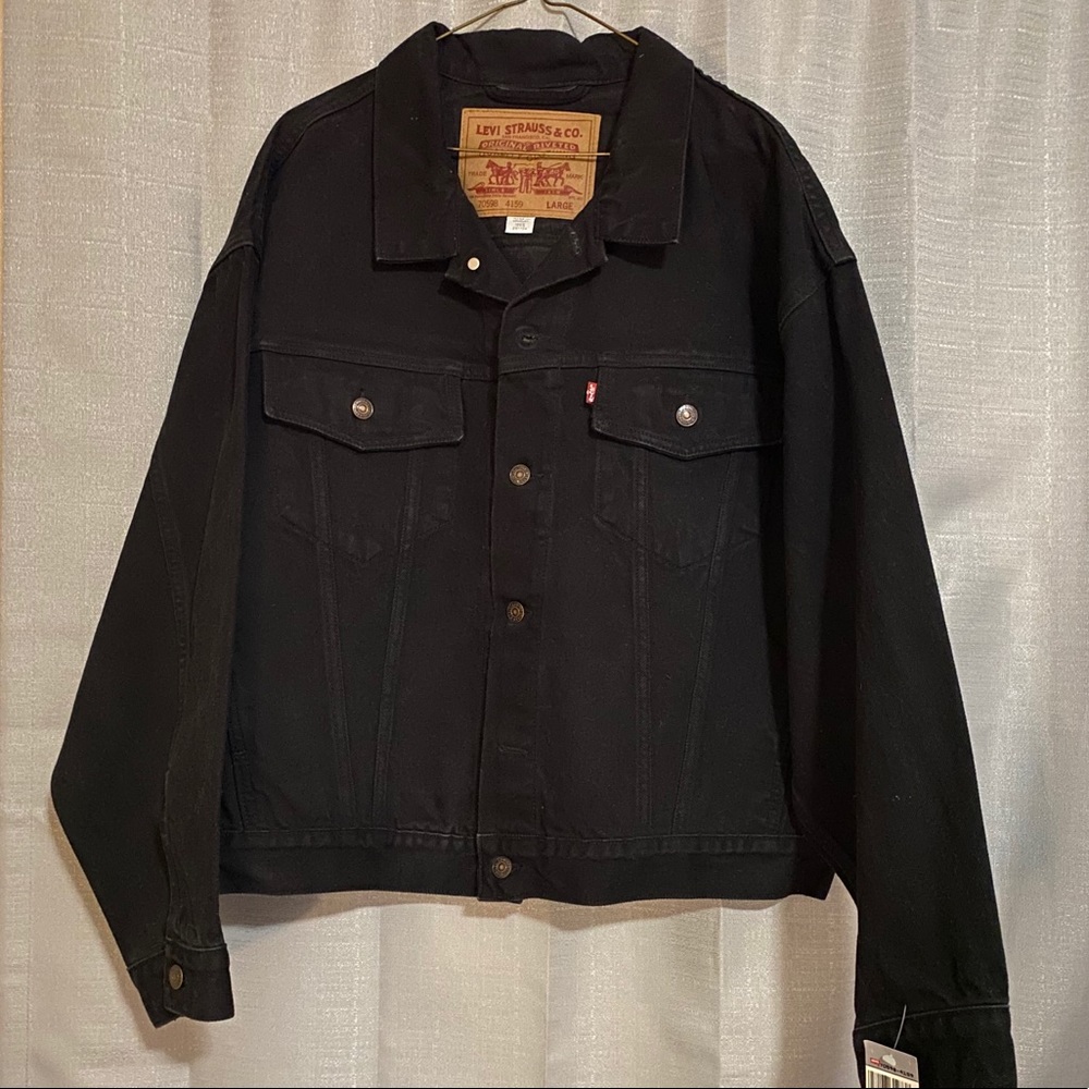 NWT Vintage Levi’s Black Denim Jacket
